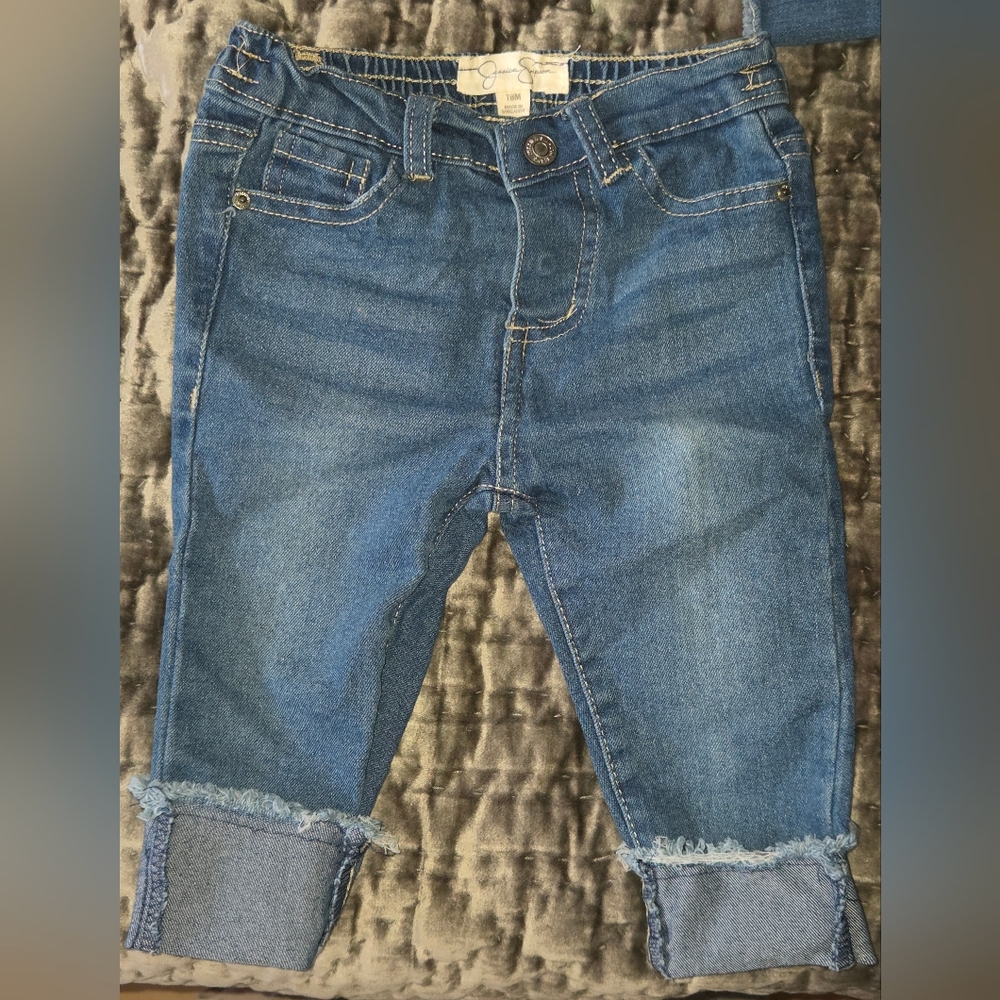 Jessica Simpson Kids' Classic Blue Jeans Sz 18 Mos